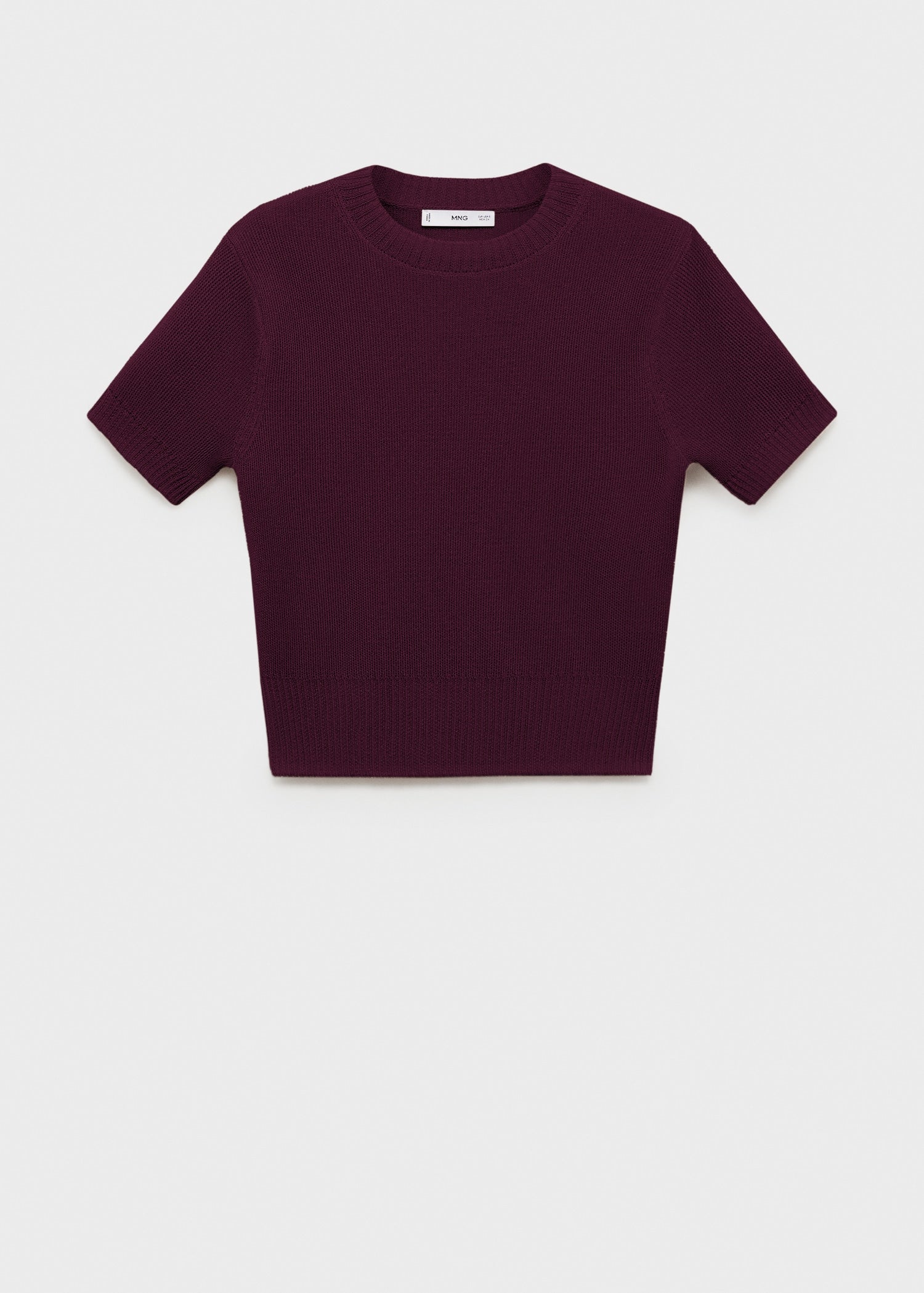Mango sweater romeo in Burgundy - B