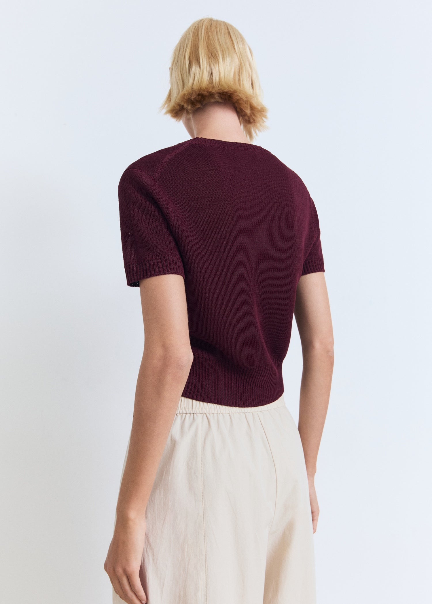Mango sweater romeo in Burgundy - R