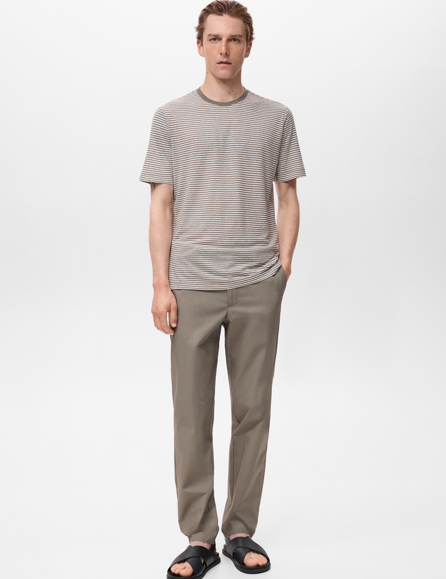 Mango t-shirt limar in Off White - 99999999_01