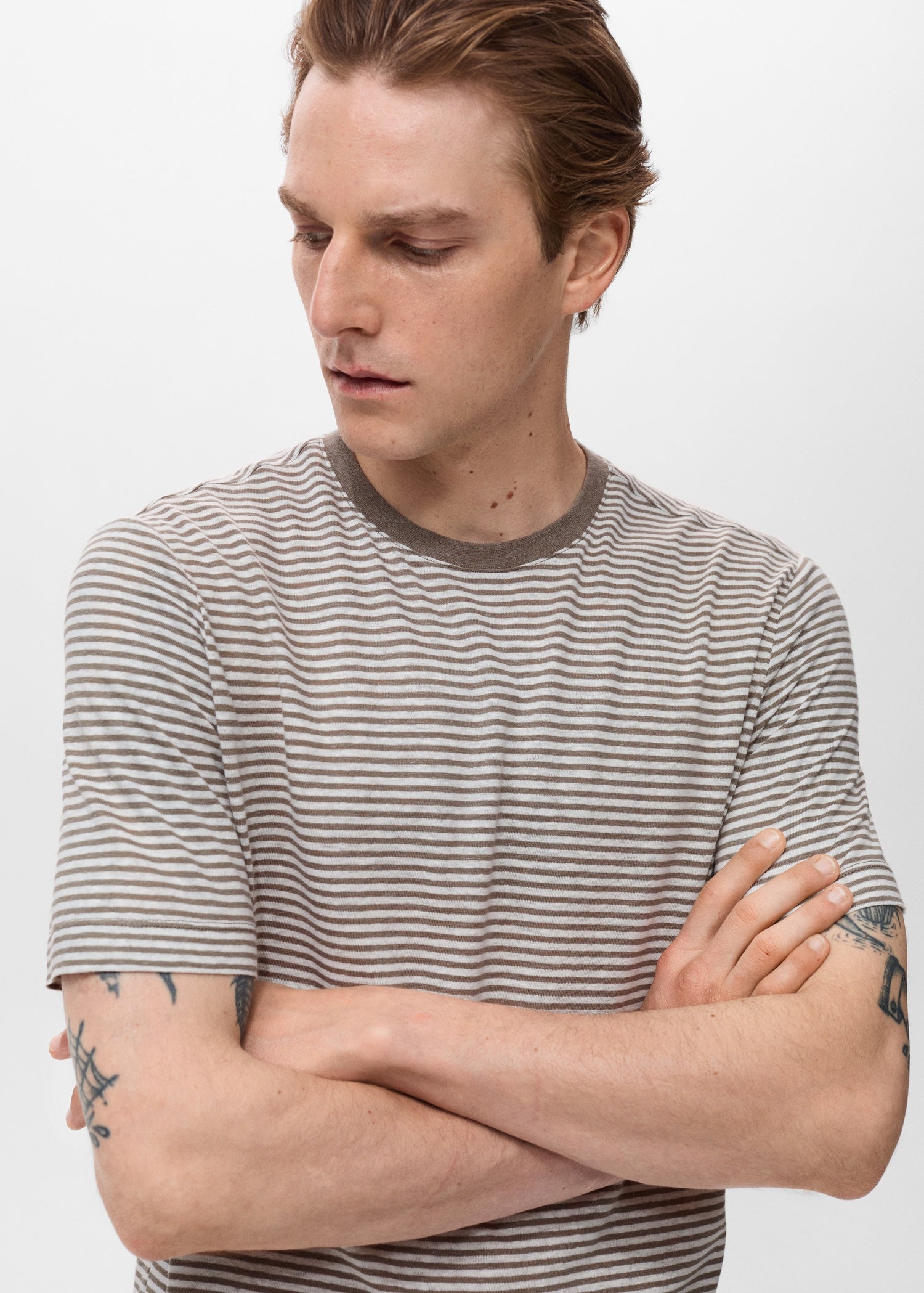 Mango t-shirt limar in Off White - D1