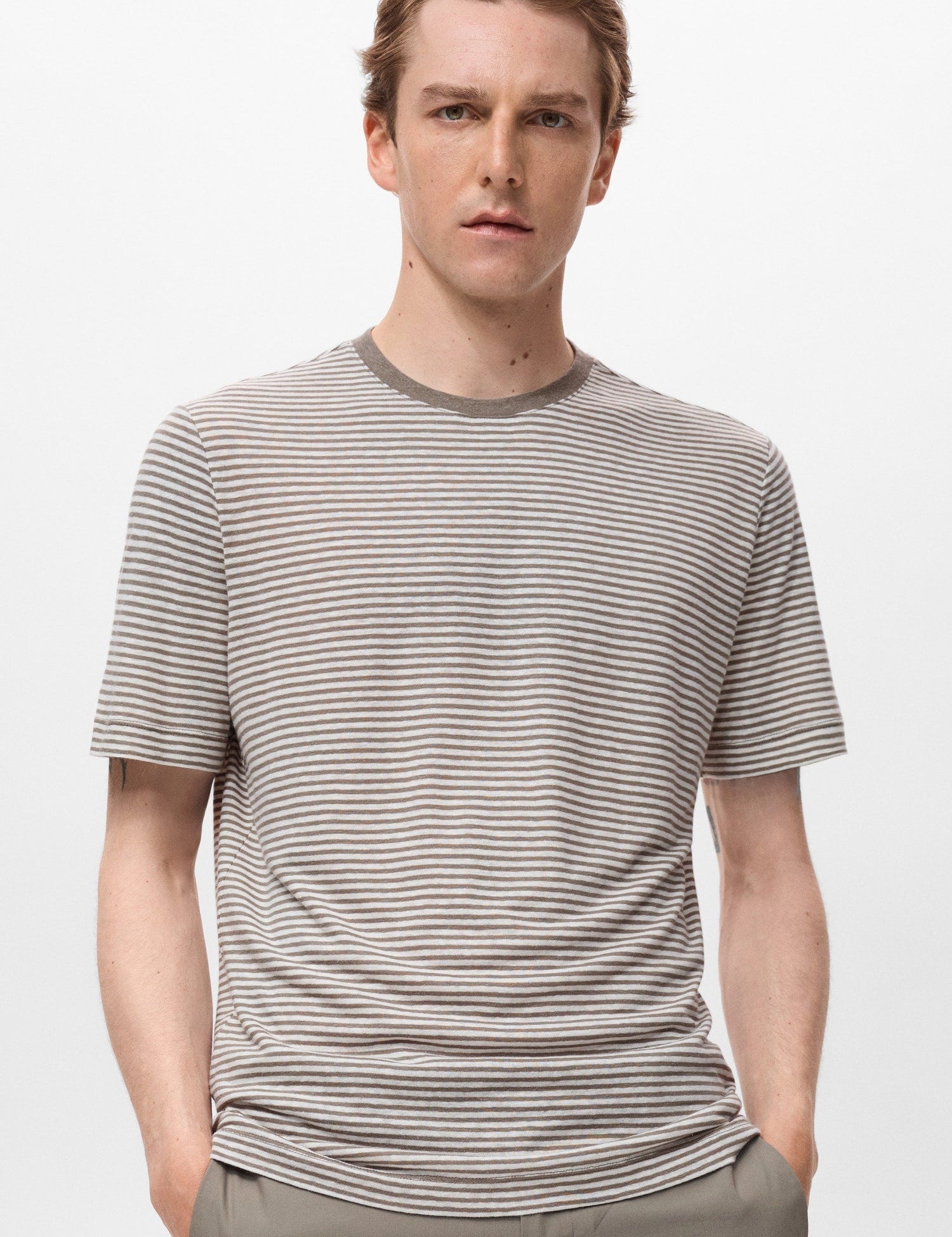 Mango t-shirt limar in Off White