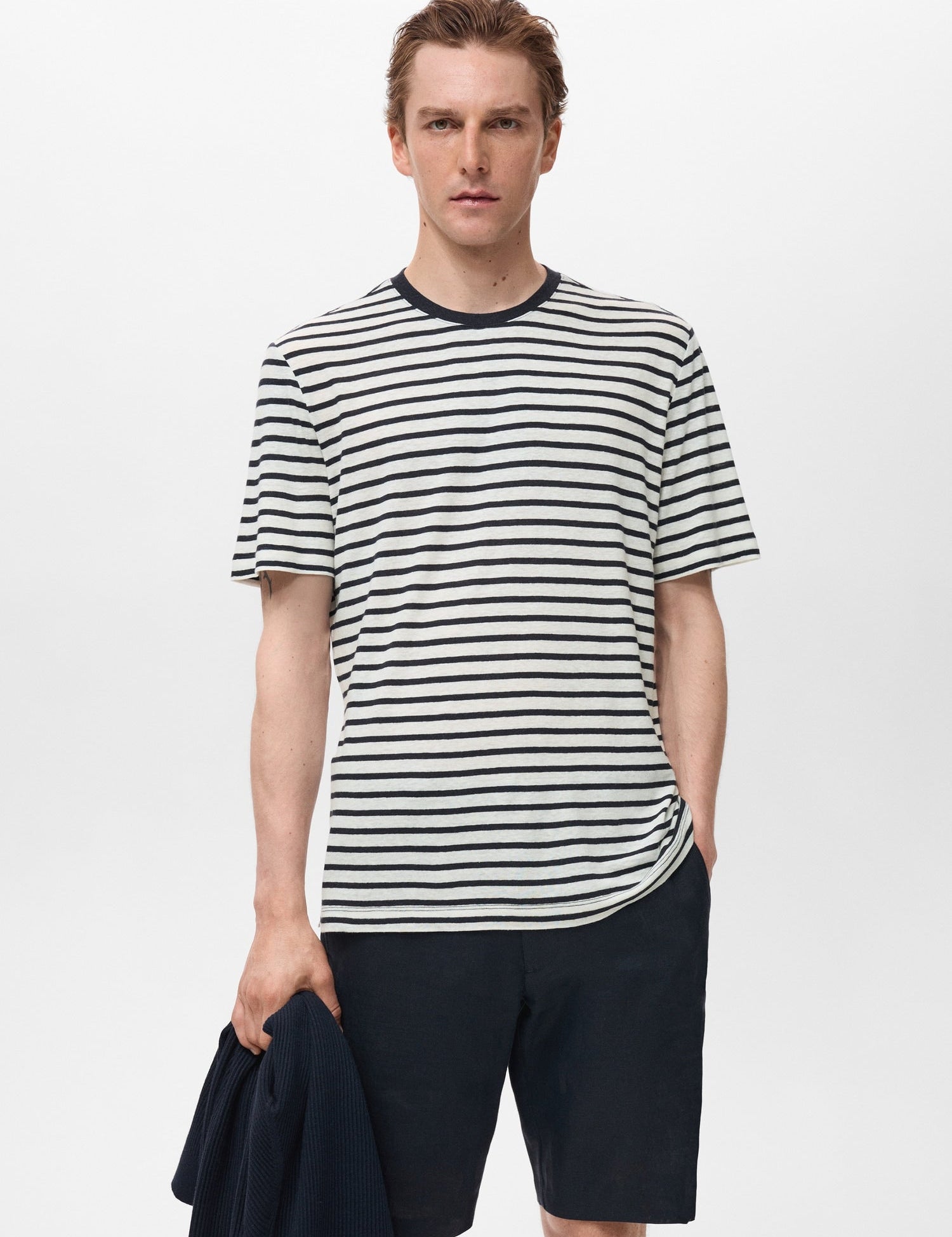 Mango t-shirt limar in Navy