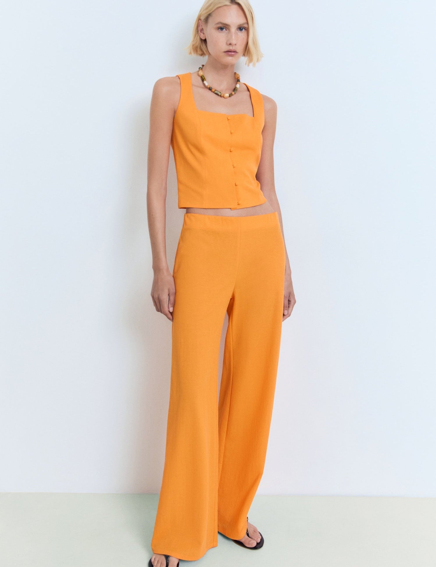 Mango trousers evans in Orange - 99999999_01