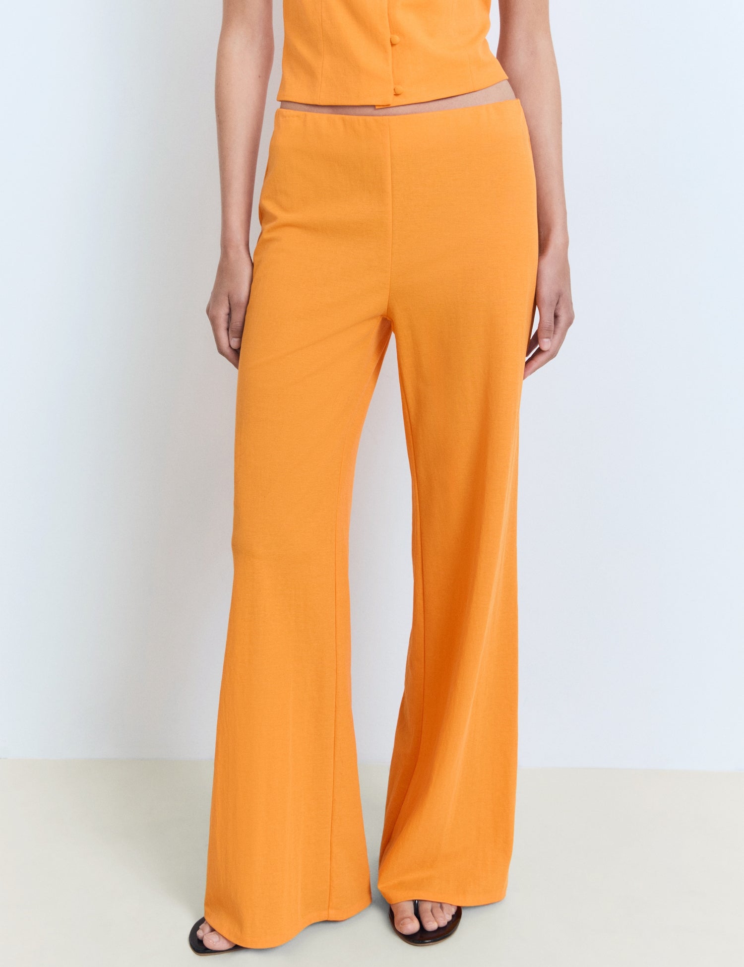 Mango trousers evans in Orange