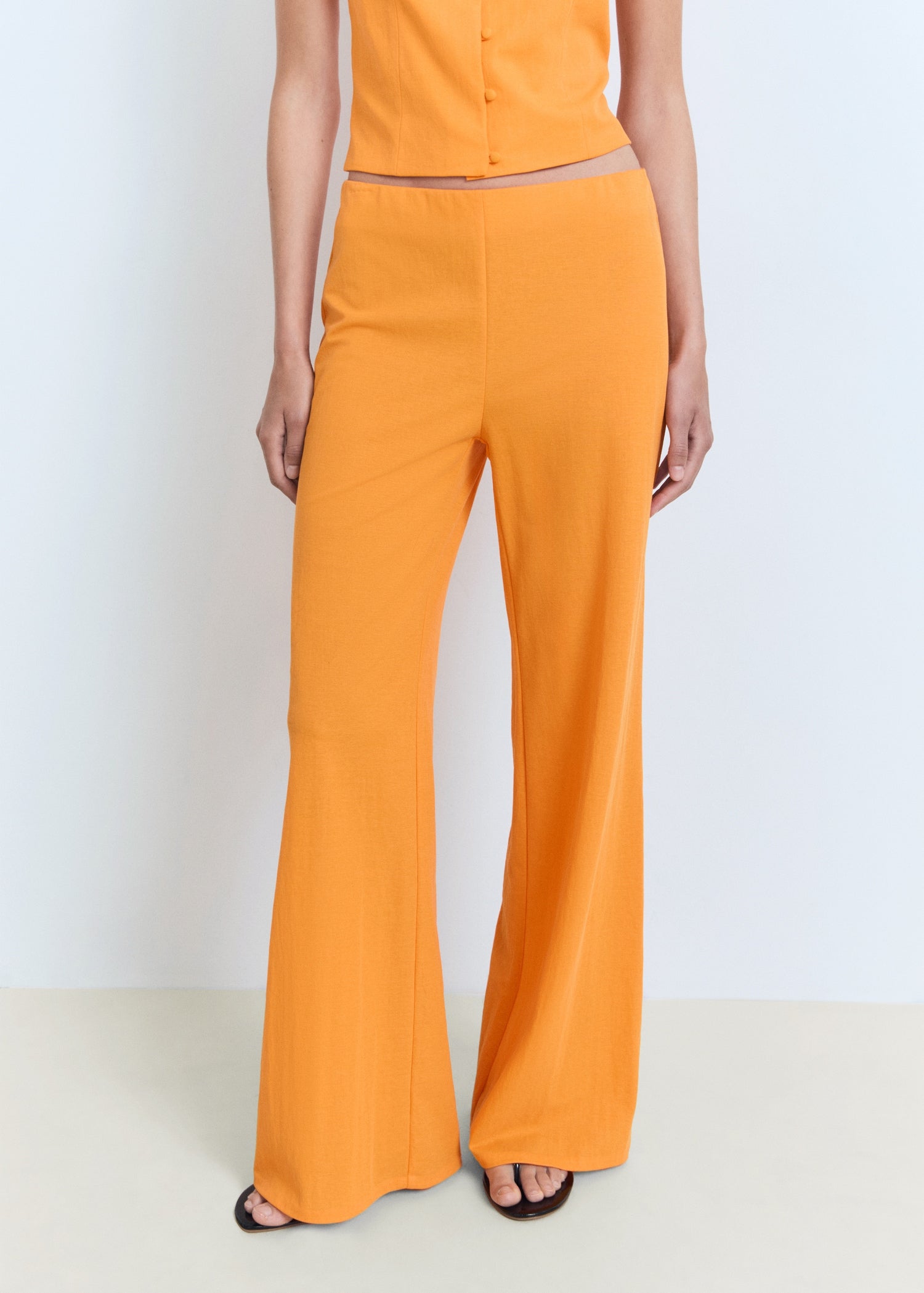 Mango trousers evans in Orange