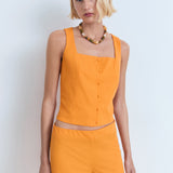 Mango trousers evans in Orange - D1