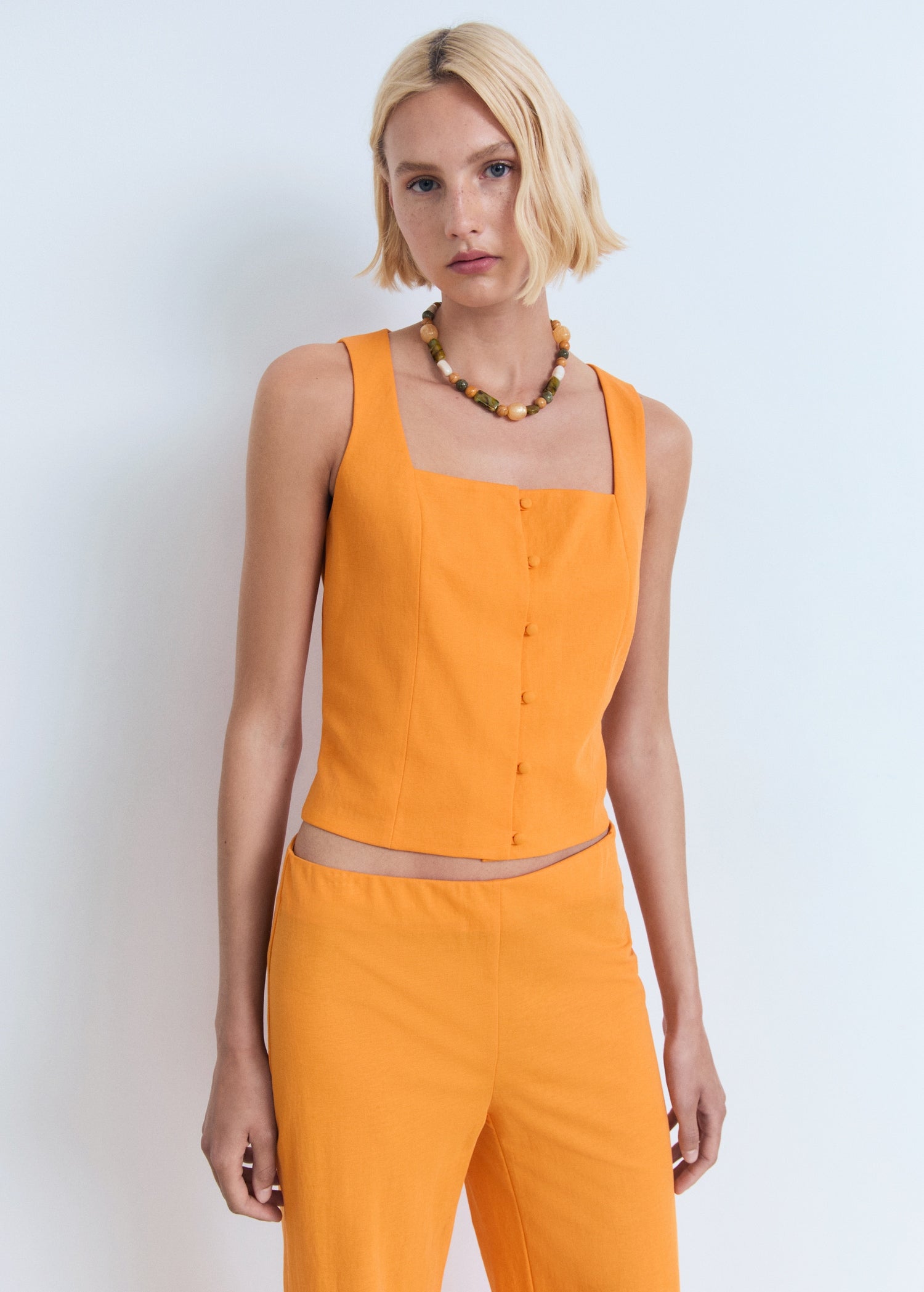 Mango trousers evans in Orange - D1