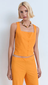 Mango trousers evans in Orange - D1