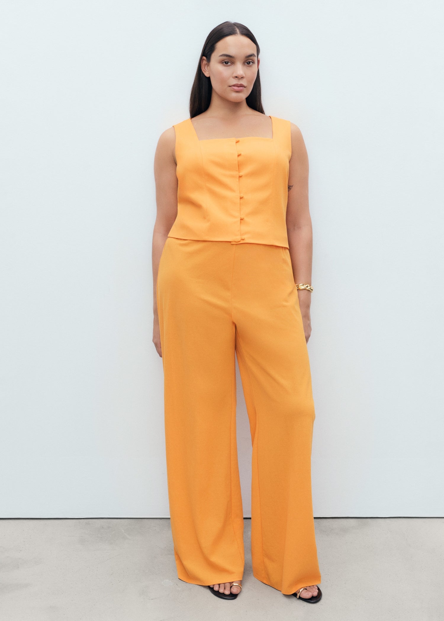 Mango trousers evans in Orange - D3