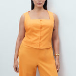 Mango trousers evans in Orange - D5