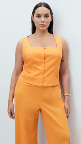 Mango trousers evans in Orange - D5