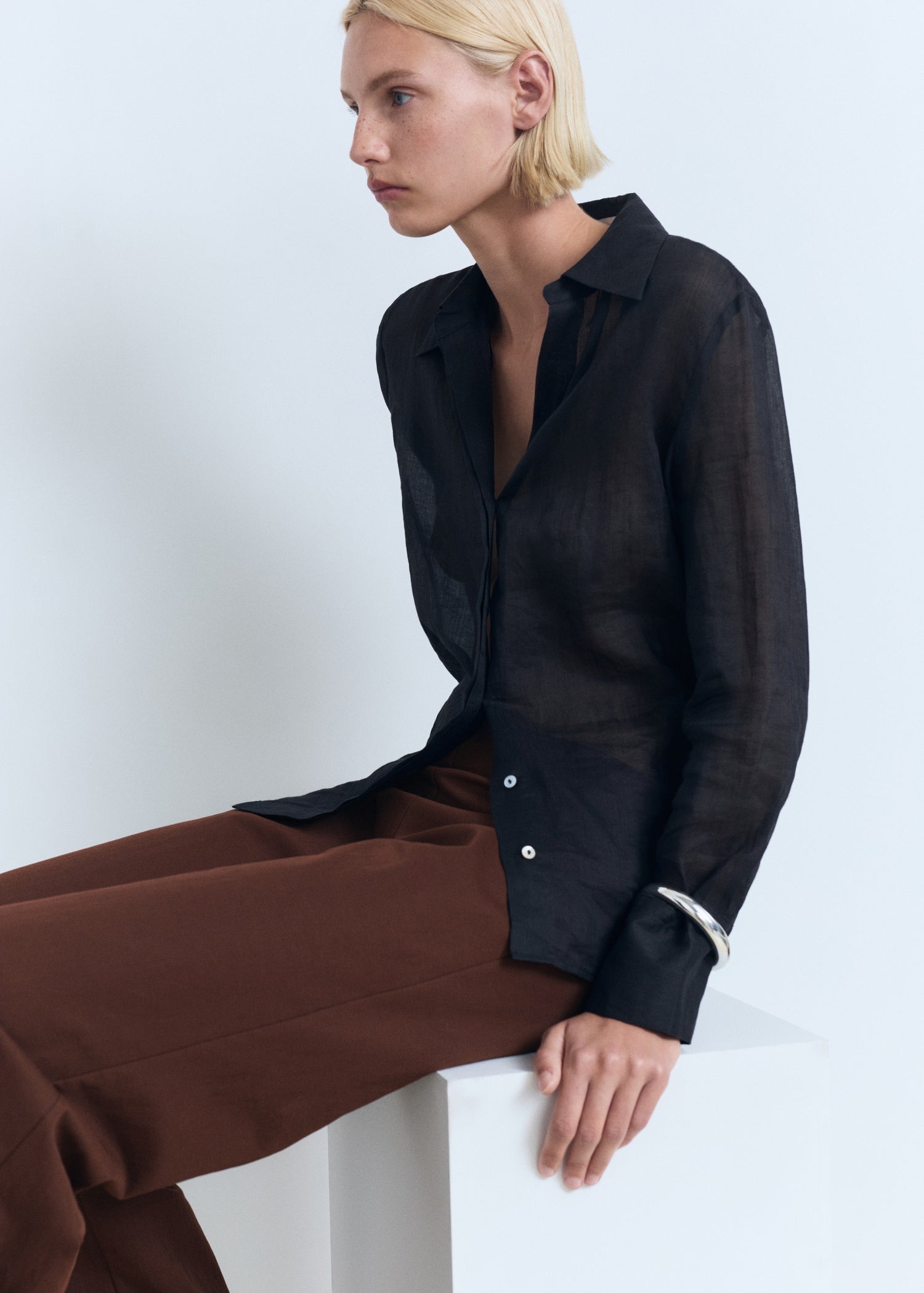 Mango trousers evans in Chocolate - D2