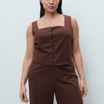 Mango trousers evans in Chocolate - D5