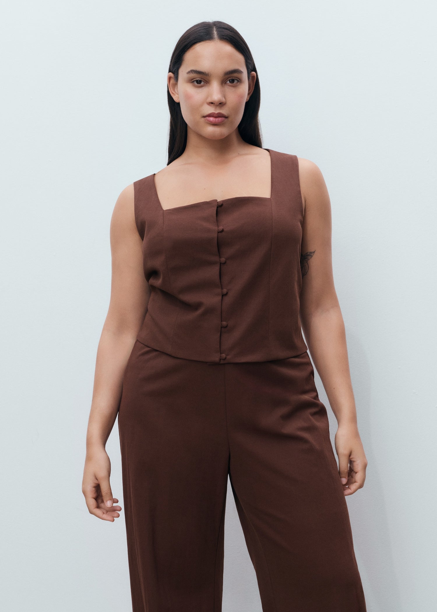 Mango trousers evans in Chocolate - D5