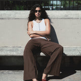 Mango trousers evans in Chocolate - D6