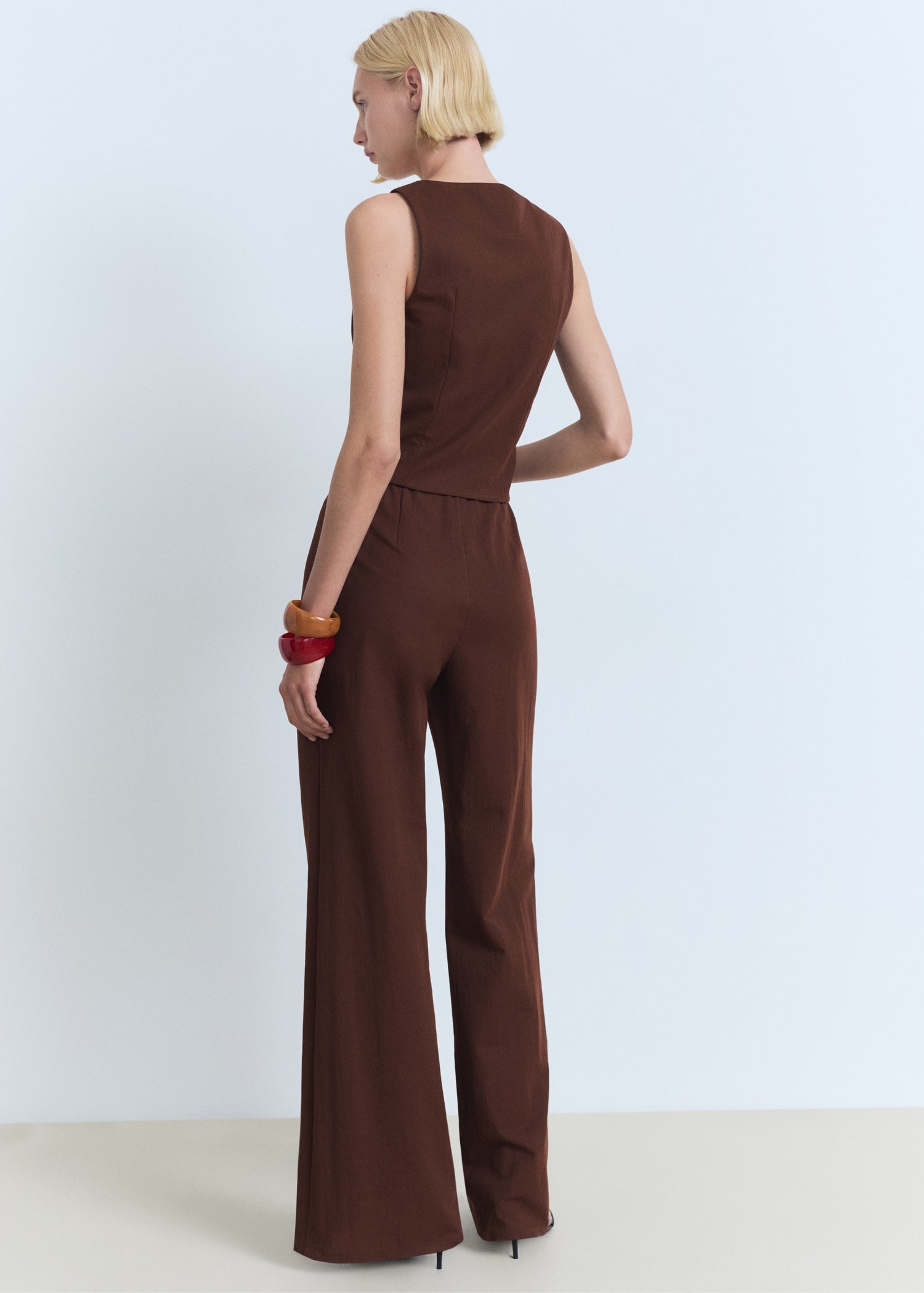 Mango trousers evans in Chocolate - R