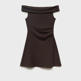 Mango dress cocoa in Brown - B