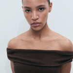 Mango dress cocoa in Brown - D1