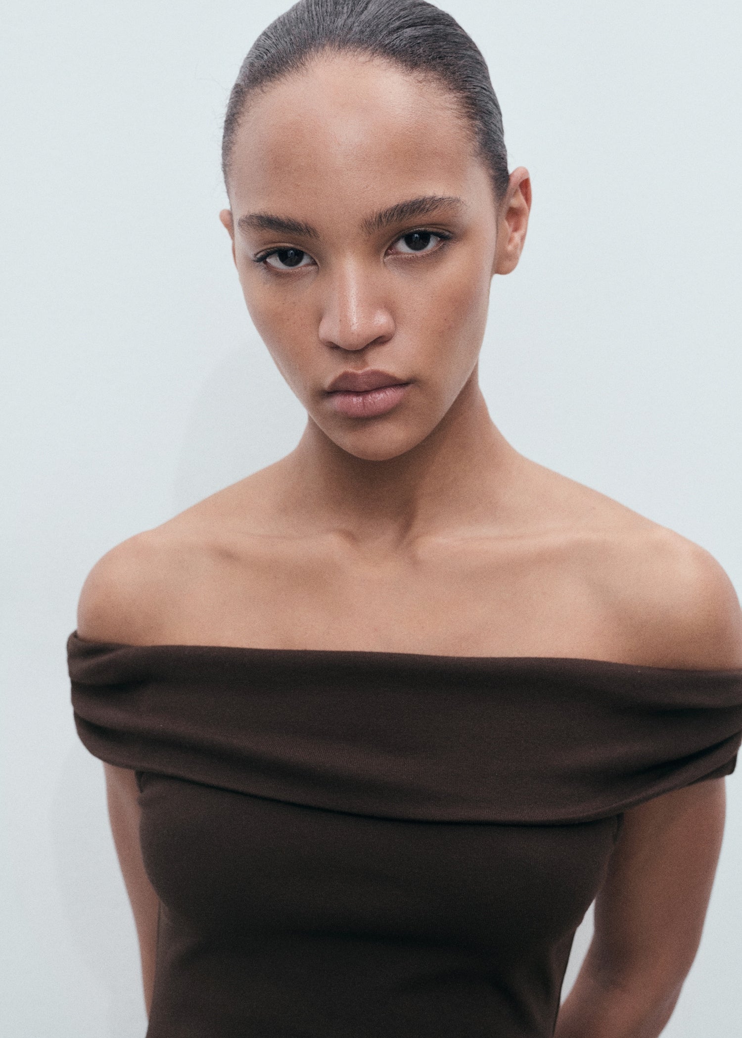 Mango dress cocoa in Brown - D1