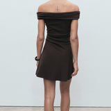 Mango dress cocoa in Brown - R