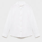 Mango shirt oxford in White - B