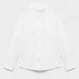 Mango shirt oxford in White - B