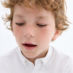 Mango shirt oxford in White - D1