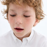 Mango shirt oxford in White - D1