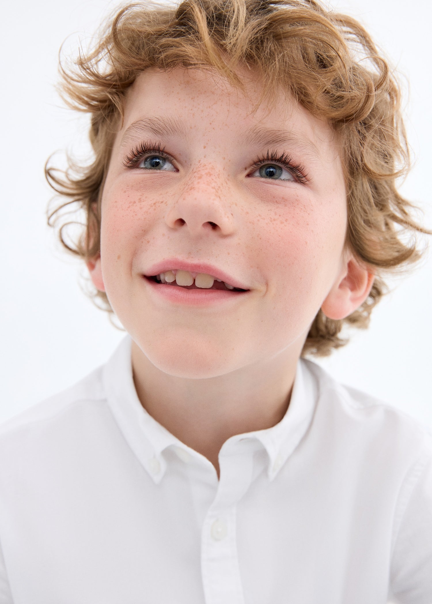 Mango shirt oxford in White - D4