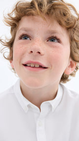 Mango shirt oxford in White - D4