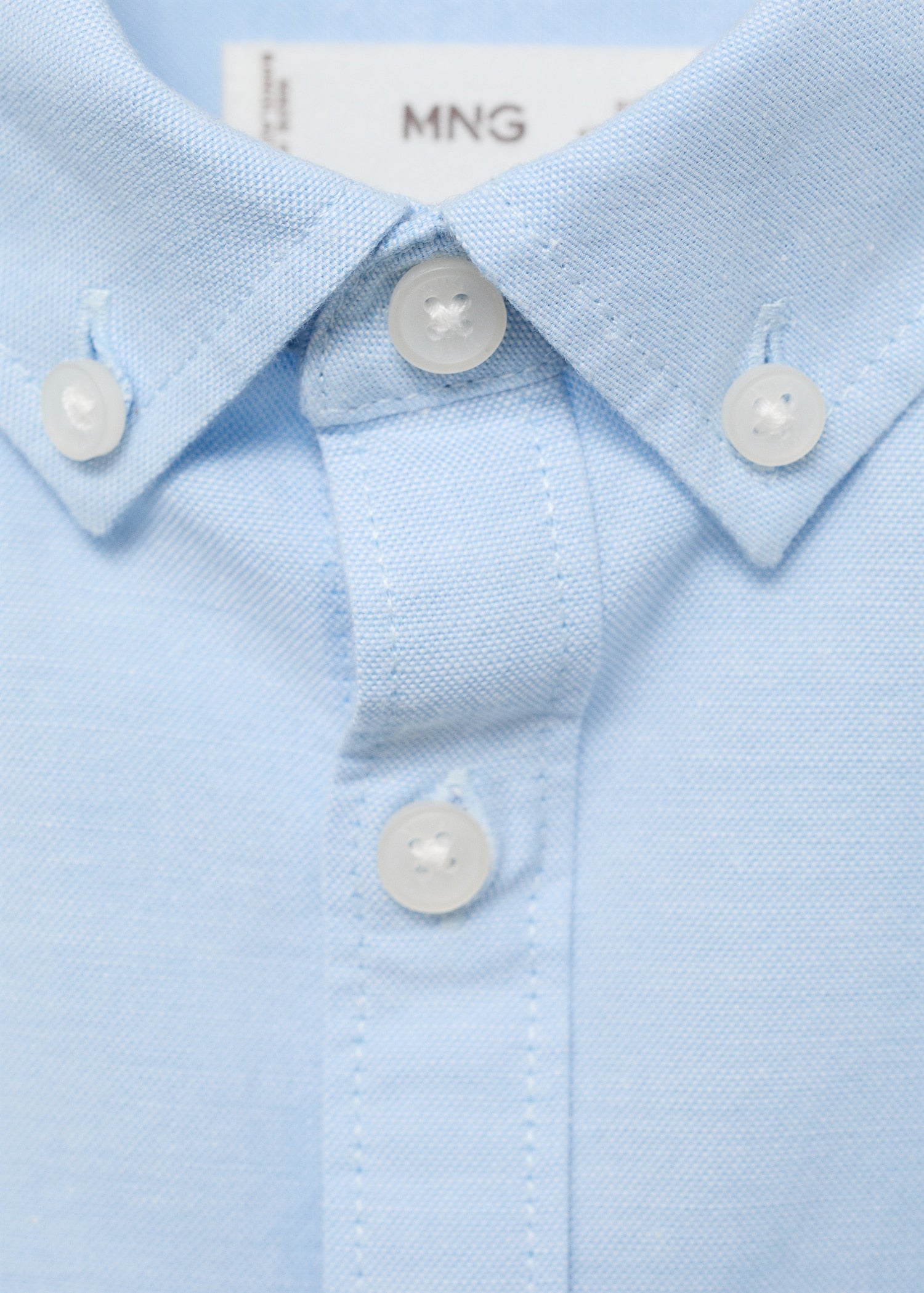 Mango shirt oxford in Sky Blue - D8