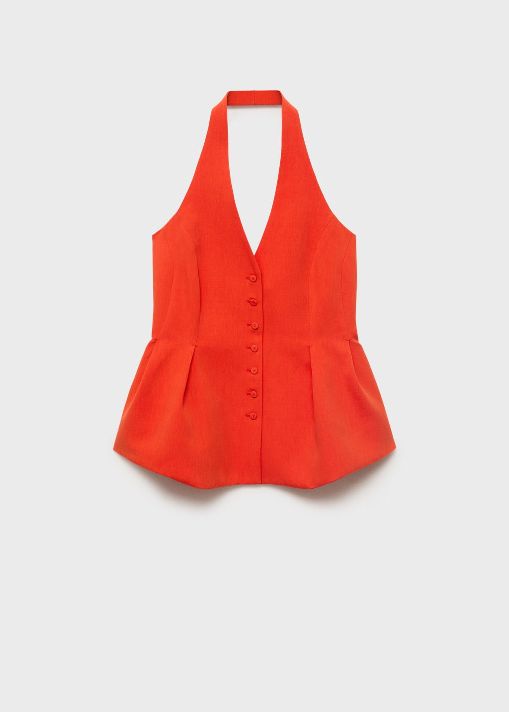 Mango vest miso in Coral - B