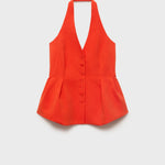 Mango vest miso in Coral - B