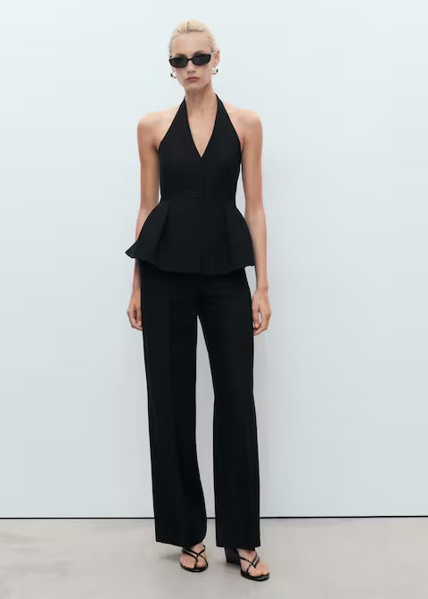 Mango vest miso in Black - 99999999_01