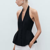 Mango vest miso in Black - D2