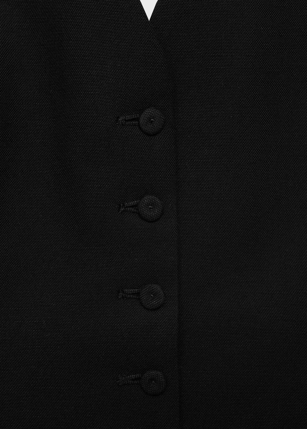 Mango vest miso in Black - D8