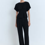 Mango blouse peplum in Black - 99999999_01