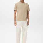 Mango t-shirt gare in Beige - 99999999_01