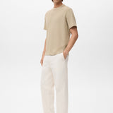 Mango t-shirt gare in Beige - D2