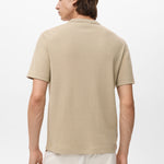 Mango t-shirt gare in Beige - R