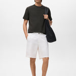 Mango t-shirt gare in Anthracite - 99999999_01