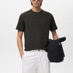 Mango t-shirt gare in Anthracite