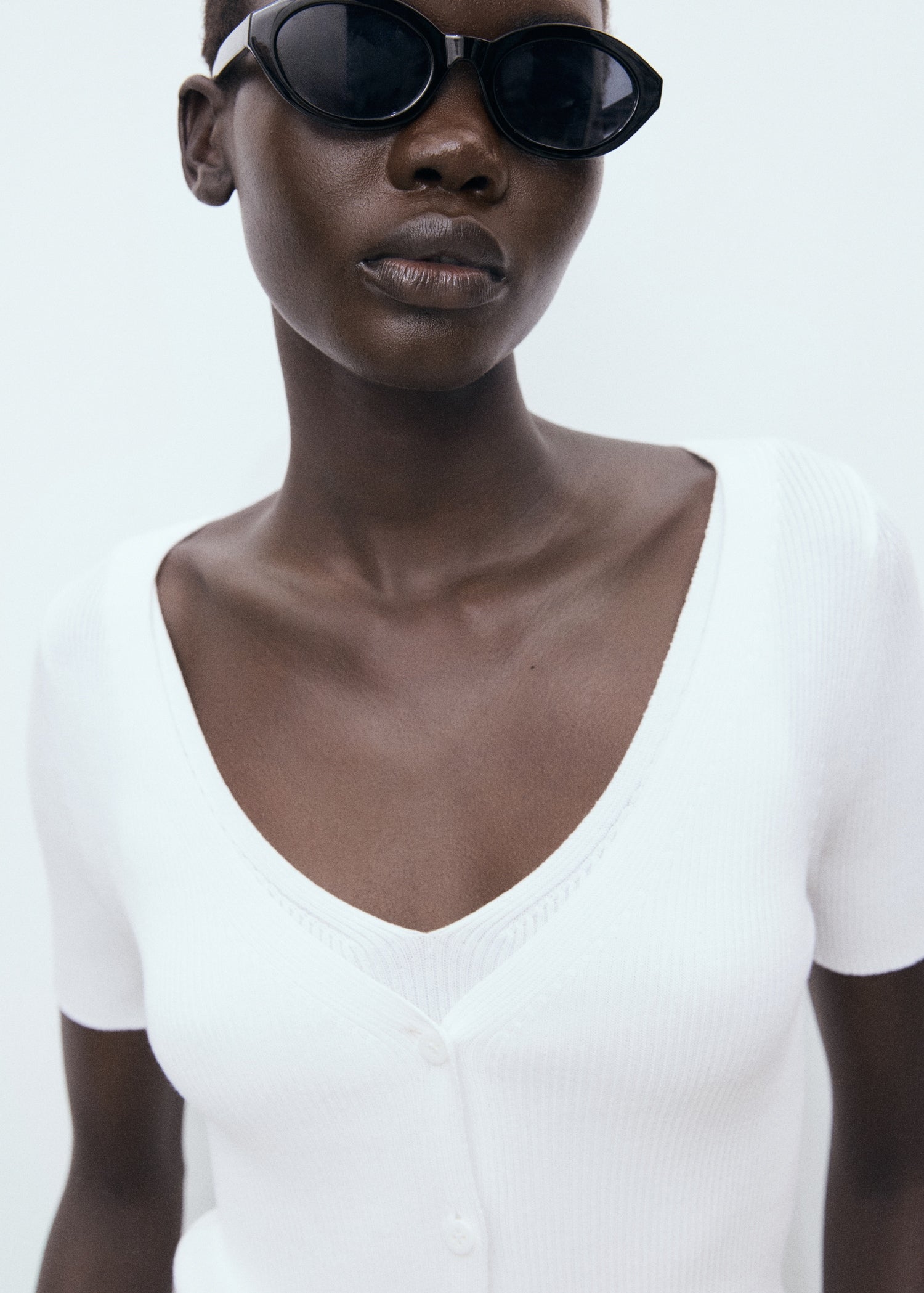 Mango sweater orquidea in White - D1