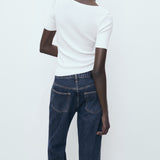 Mango sweater orquidea in White - R