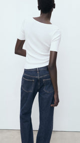 Mango sweater orquidea in White - R