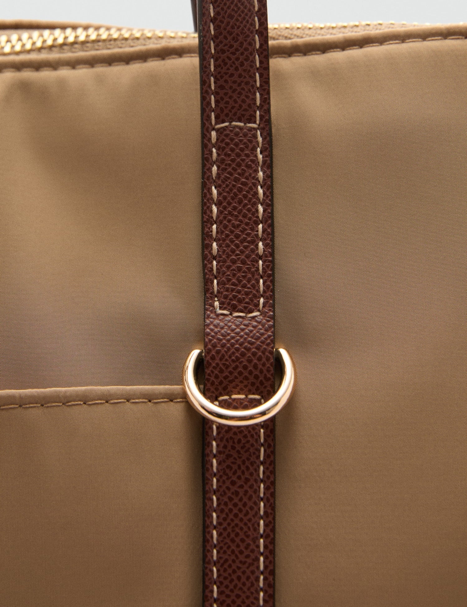 Mango totes bag cobalt in Beige - D1