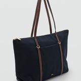Mango totes bag cobalt in Navy