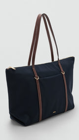 Mango totes bag cobalt in Navy