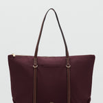 Mango totes bag cobalt in Burgundy - B