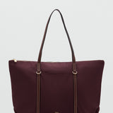 Mango totes bag cobalt in Burgundy - B